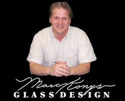 about marc konys glass design
