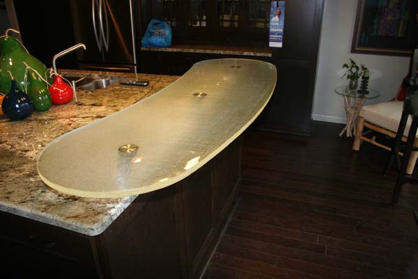 Cast Glass Counter Top